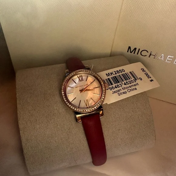 Michael Kors Red Women's Watch - Picture 6 of 7